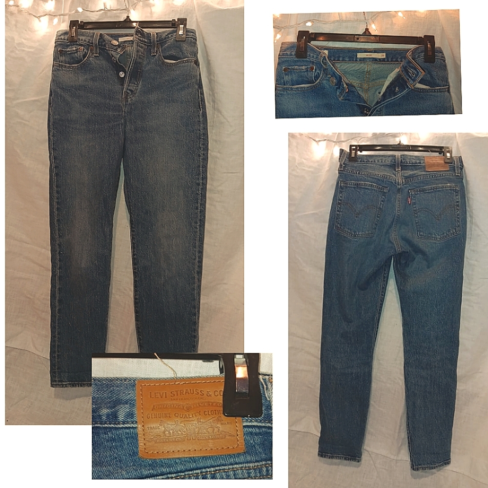 Womens Levi's wedgie high wasted straight leg Jean